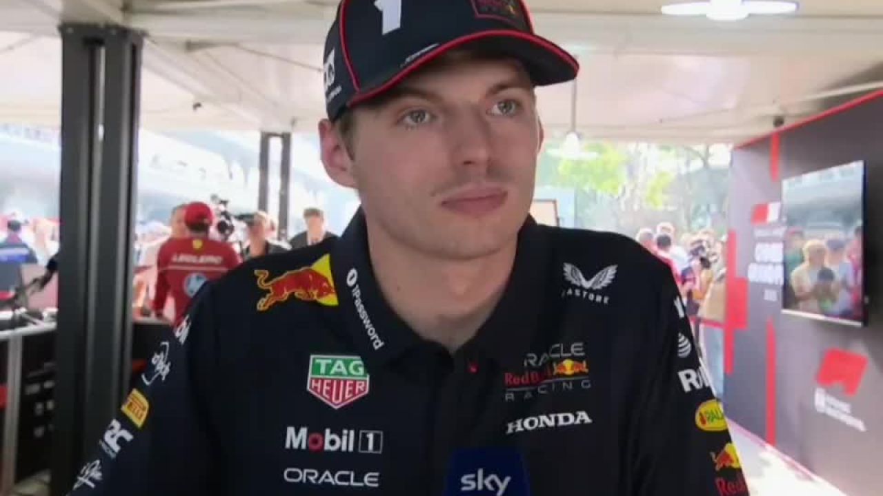Sky: 'how do you win this race tomorrow?' Max: 'if they all retire in ...